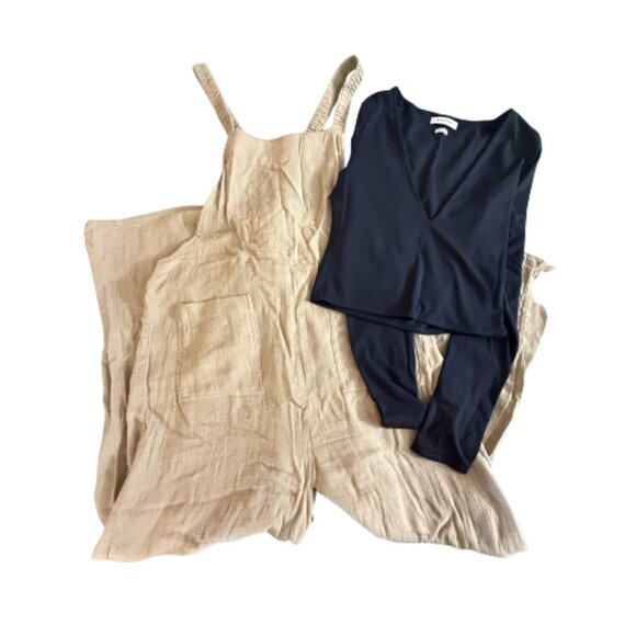 STYLE BUNDLE: GW FINAL TOUCH Linen Jumper + GW BABATON Top, Size M (BB1708B) - Picture 1 of 4